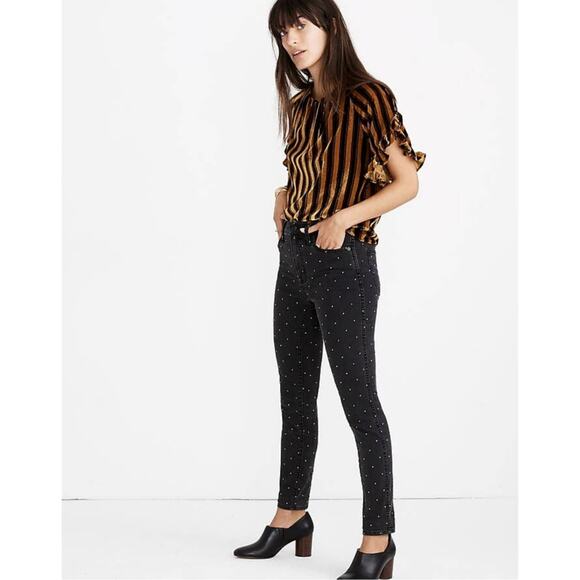 Madewell Velvet Memento Ruffle-Sleeve Top in Stripe - Picture 7 of 7